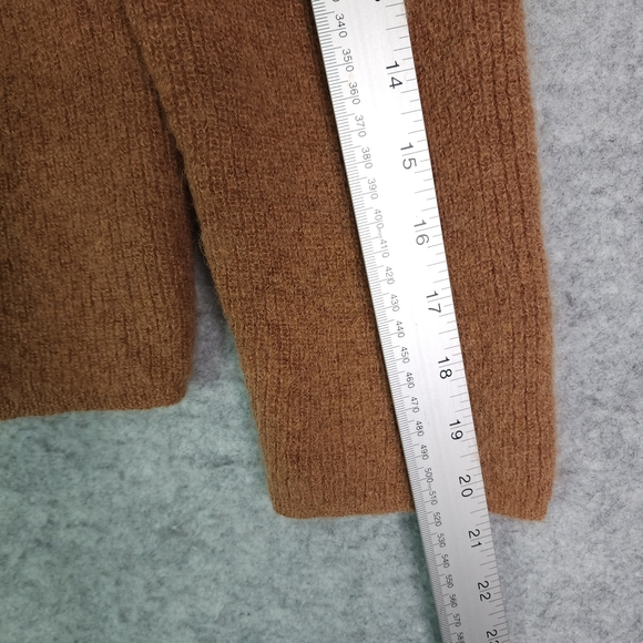 Sezane Gaspard Button Up Cardigan In Camel - Picture 10 of 10